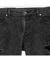 Pre-Owned Balmain Men's Distressed Denim Shorts
