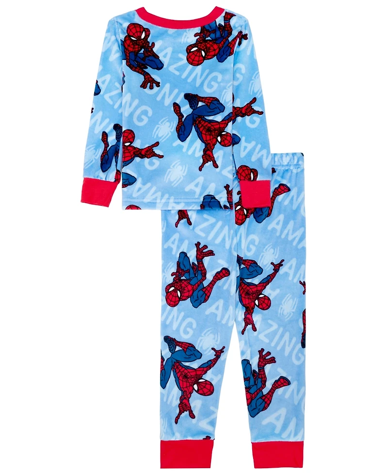 Ame Toddler Boys' 2T-4T Spider Wordy Pajamas, 2-Piece Set
