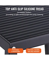 Sevorley Steel Plyo Box Set, 12/18/24 in Plyometric Jump Boxes for Home Gym Training