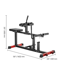 Sevorley Seated Calf Raise Machine, 440 lb Capacity Lower Body Home Gym Trainer