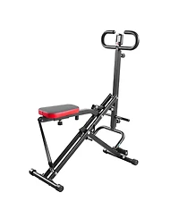 Sevorley Foldable Deep Squat Machine with 3 Resistance Bands, 300 lb Capacity