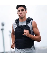 Sevorley Adjustable Weighted Vest with Shoulder Pads, Nylon Vest Holds up to 40 lb