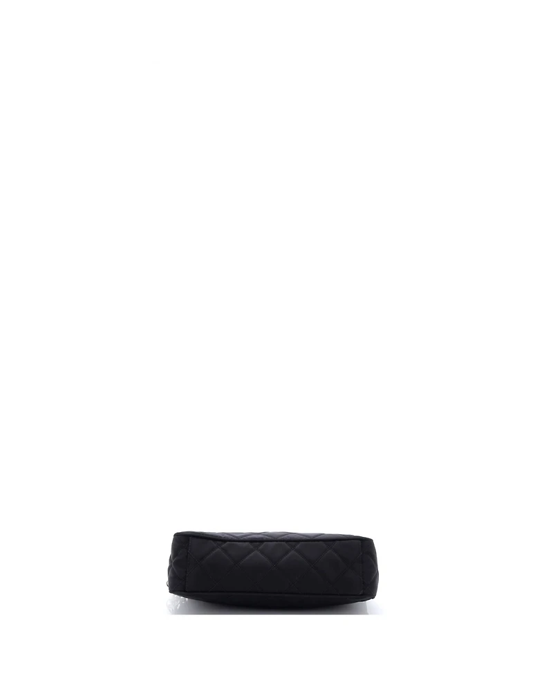 Pre-Owned Prada Small Chain Zip Shoulder Bag Quilted Tessuto