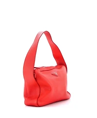 Pre-Owned Prada Medium Top Zip Shoulder Bag Vitello Daino