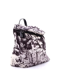Pre-Owned Prada Signaux Backpack Printed Nylon