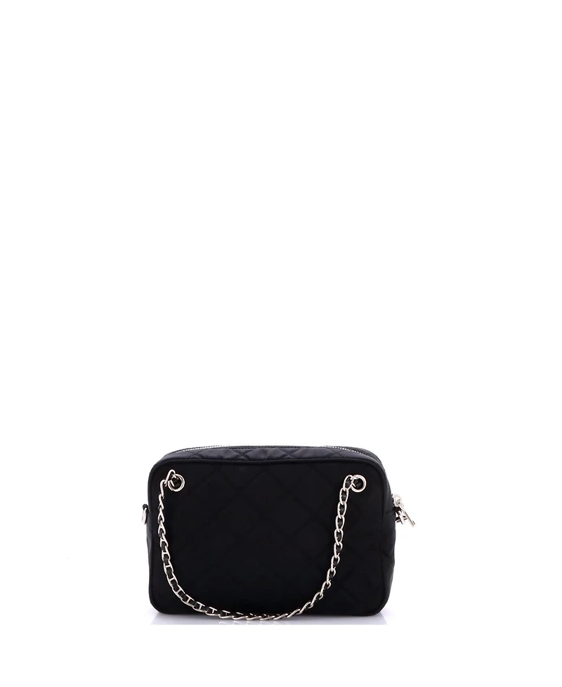 Pre-Owned Prada Small Camera Bag Quilted Tessuto