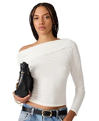 Steve Madden Women's Roman Long-Sleeve Knit Top
