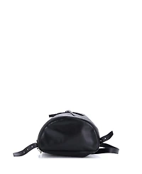 Pre-Owned Prada Medium Front Zip Drawstring Backpack Soft Calf
