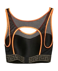 Pre-Owned Versace Women's Underwear Mesh Trim Sports Bra