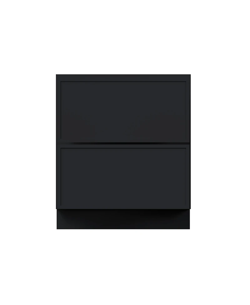 Boyel Living 30" W Double Drawers Base Cabinets, Ready to Assemble Kitchen Cabinet with Solid Wood Frame, Soft-Close Slides and Hinges