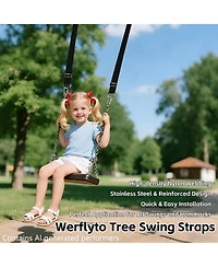 Piscifun Adjustable 2 Pack Tree Swing Straps Lbs Weight Capacity Heavy Duty Hanging Kit