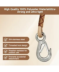 Piscifun 2 Pack Tree Swing Hanging Straps Kit 800LB Capacity Heavy Duty Adjustable Outdoor Gear Hooks