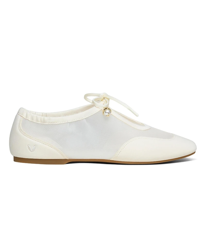 Vivaia Women's Ciara Square-Toe Organza Sneakerinas