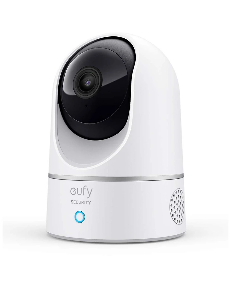 eufy Indoor Cam E220, 2K Wi-Fi Plug-in Home Security Cam, Pan/Tilt, Motion Tracking, Night Vision, Pet Cam, HomeBase3