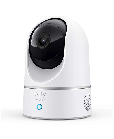 eufy Indoor Cam E220, 2K Wi-Fi Plug-in Home Security Cam, Pan/Tilt, Motion Tracking, Night Vision, Pet Cam, HomeBase3