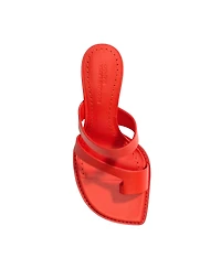 Mango Women's Wedge Leather Sandals