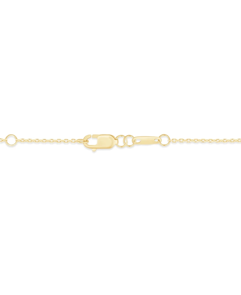 Macy's Lab-Grown Diamond Necklace (1-1/2 ct. t.w.) in 14k Yellow Gold