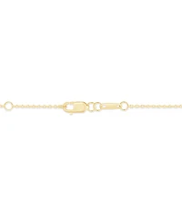 Macy's Lab-Grown Diamond Necklace (1-1/2 ct. t.w.) in 14k Yellow Gold