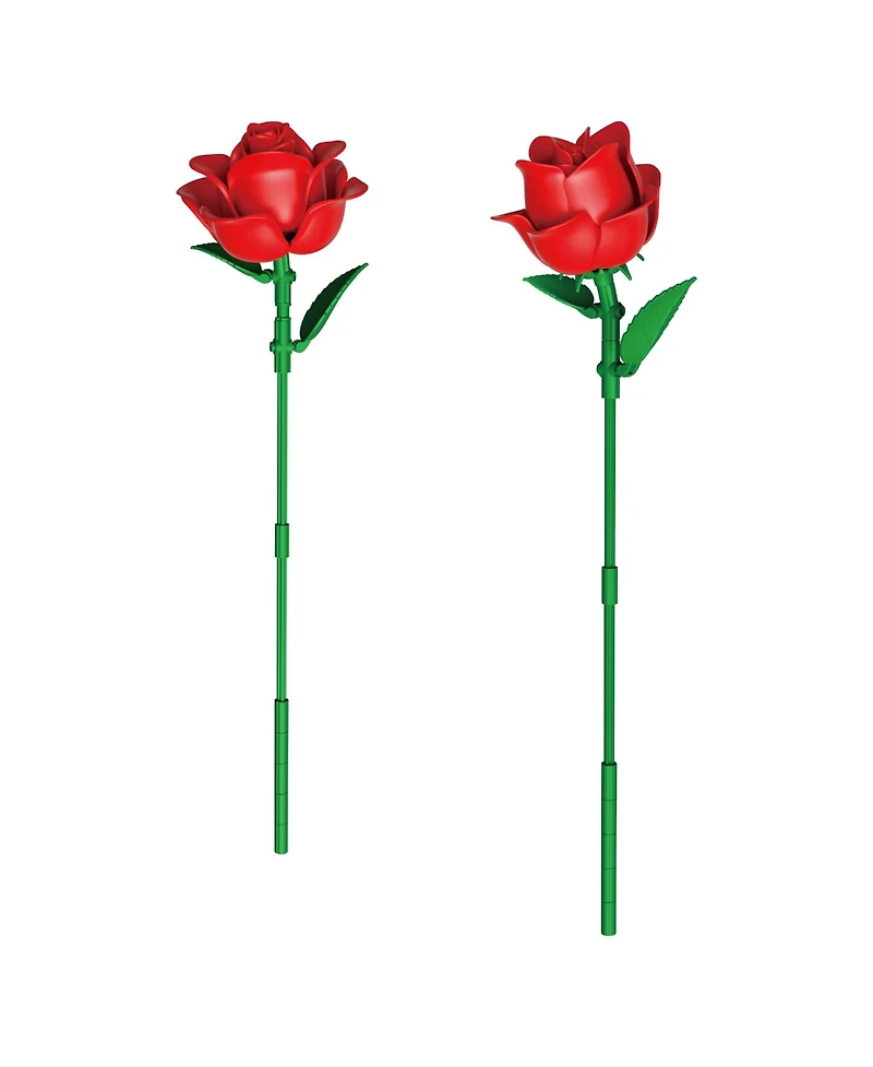 Contixo BK09 Rose Bouquet Building Set, 789-Piece Red Rose Floral Brick Kit with Adjustable Stems, Romantic Home Decor Gift for Kids & Adults Ages 8+