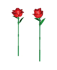 Contixo BK09 Rose Bouquet Building Set, 789-Piece Red Rose Floral Brick Kit with Adjustable Stems, Romantic Home Decor Gift for Kids & Adults Ages 8+