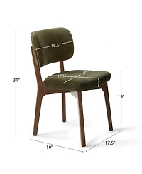 Maison Boucle Mid-Century Modern Dining Chairs Set of 4