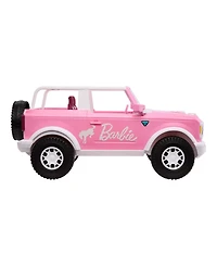 Hot Wheels Barbie Ford Bronco Battery-Powered Rc Remote-Control Toy Car with Accessories