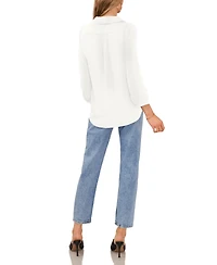 Vince Camuto Women's Collared V-Neck Top