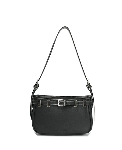 Susu Women's Sloane Leather Shoulder Bag for Women Convertible Crossbody Purse Small Belt Detail Handbag