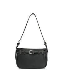 Susu Women's Sloane Leather Shoulder Bag for Women Convertible Crossbody Purse Small Belt Detail Handbag