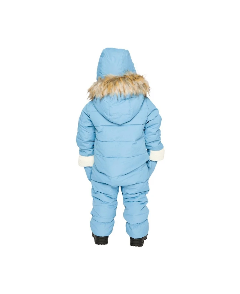 Deux par Baby Boy ( 3M to 24 M ) Snug One Piece Snowsuit Adapted for Car Seats