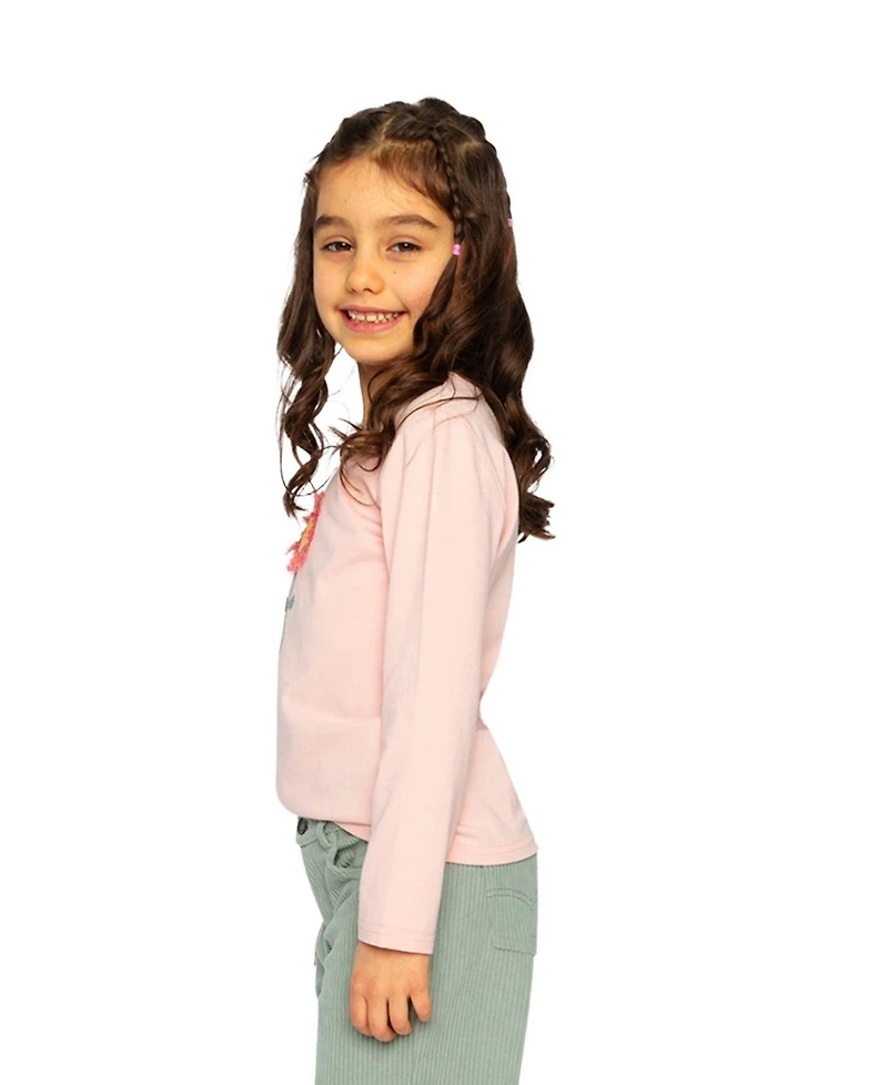 Deux par Little and Big Girl (6 -12)Long Sleeve Organic Cotton T-Shirt
