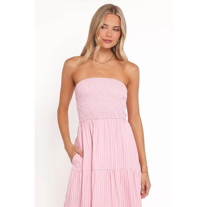 Petal and Pup Women's Maisie Strapless A-Line Midi Dress