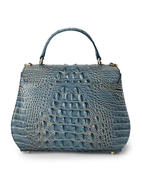 Brahmin Annalise Melbourne Small Leather Satchel Handbag