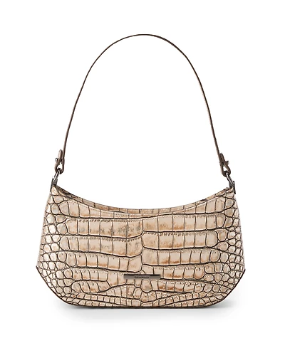 Brahmin Lilibeth Shale Small Leather Shoulder Handbag