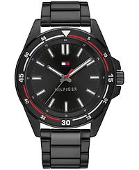 Tommy Hilfiger Men's Quartz Black Ip Stainless Steel Bracelet Watch 42mm