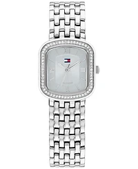 Tommy Hilfiger Women's Quartz Silver-Tone Stainless Steel Bracelet Watch 22mm