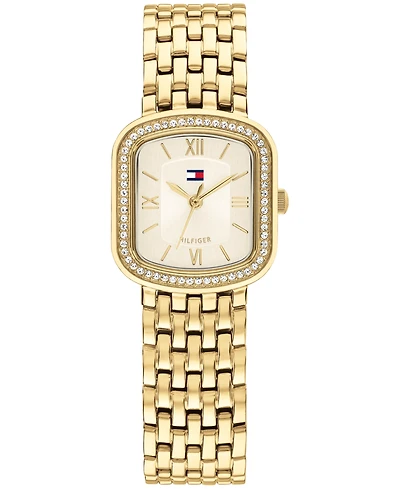 Tommy Hilfiger Women's Quartz Gold-Tone Stainless Steel Bracelet Watch 22mm