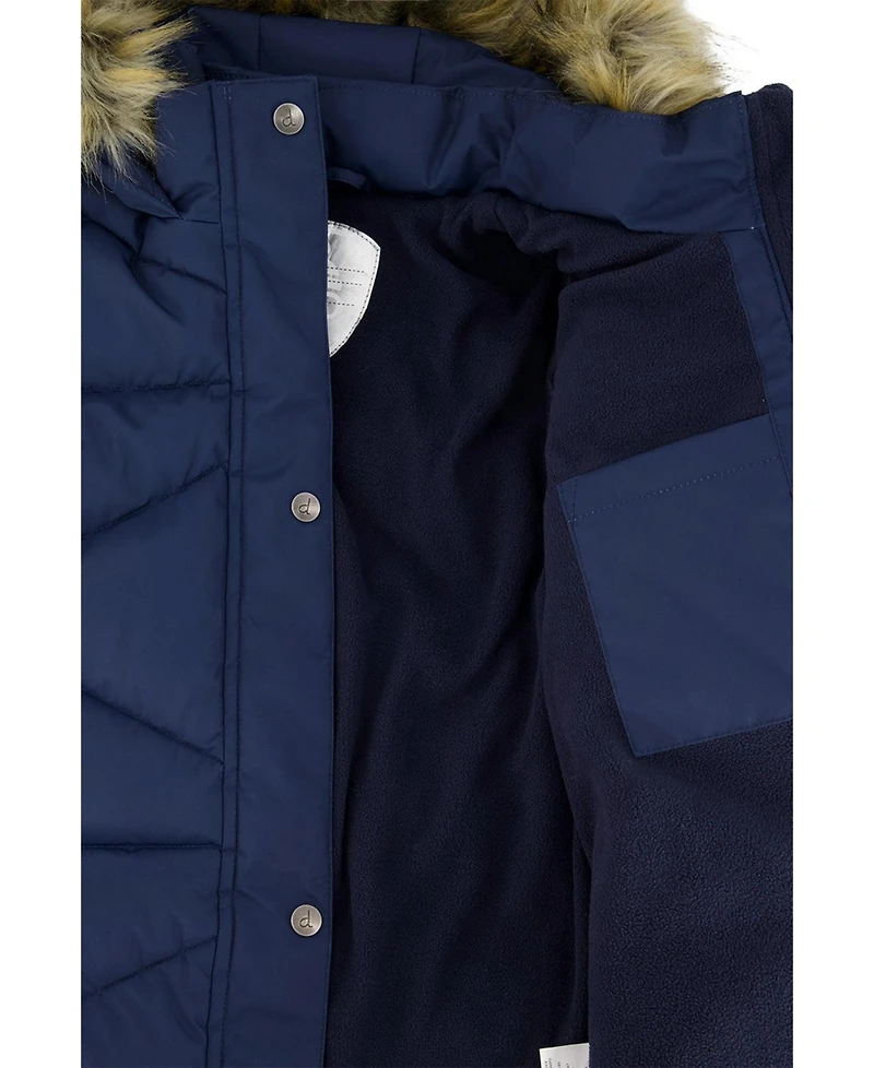 Deux par Toddler Girls ( 2T to 5T ) Long Winter Puffer Coat