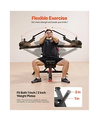 Sevorley Incline Chest Fly and Rear Delt Machine 450 lb Home Gym Bench