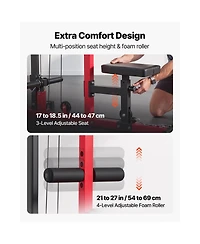 Sevorley Lat Pull Down Machine 2-in-1 Cable Tower 500 lb Home Gym