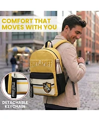 Harry Potter Hufflepuff Crest 16.5 Inch Adult Backpack