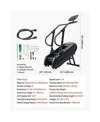 Sevorley Stair Stepper Climbing Machine with Led Screen, 15 Speed Levels, 330 lb Capacity