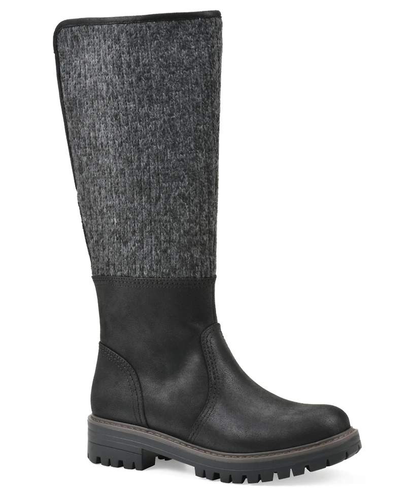 Cliffs by White Mountain Women's Mavis Round Toe Tall Boots