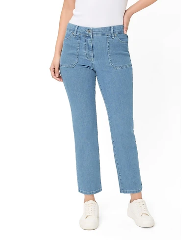 Olsen Women's Cropped Denim Jeans