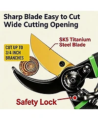 Xdovet Pruning Shears Garden Gloves Steel Hand Tool Kit