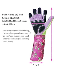 Xdovet Rose Pruning Gloves Thorn Proof Long Arm Protection Women