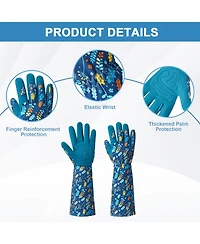 Xdovet Gardening Gloves Women Rose Pruning Thorn Proof Long Forearm