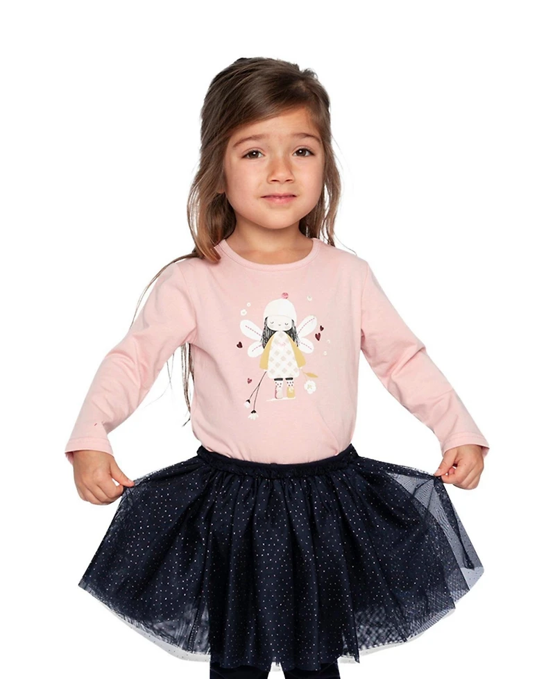 Deux par Deux Toddler Girls 2T -5T Cotton T-Shirt
