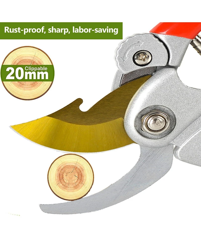 Xdovet Steel Pruning Shears Garden Handle