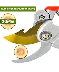 Xdovet Steel Pruning Shears Garden Handle